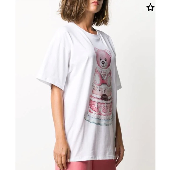 Authentic Moschino Teddy Bear Print Oversized T-Shirt - Picture 4 of 13